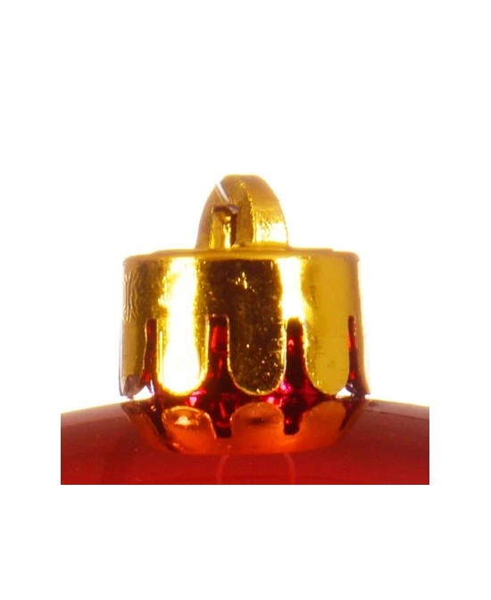 Bola Navideña Brillant 14 cm Roja Adorno Navideño Elegante