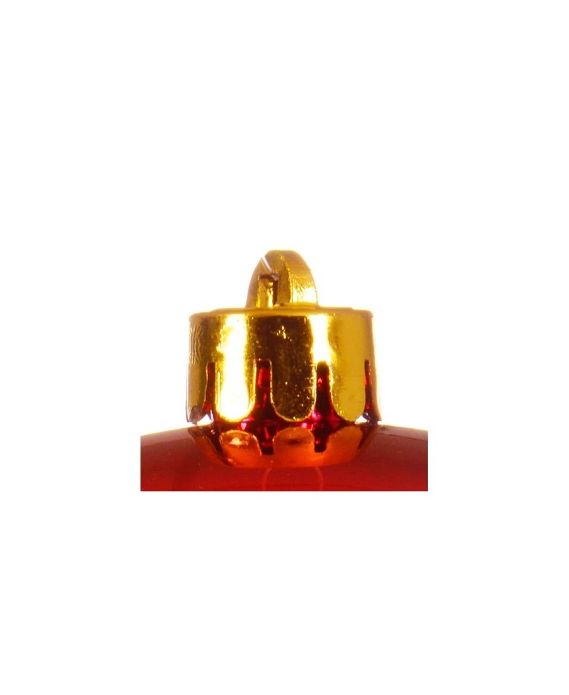 Bola Navideña Brillant 14 cm Roja Adorno Navideño Elegante