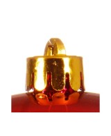 Bola Navideña Brillant 14 cm Roja Adorno Navideño Elegante