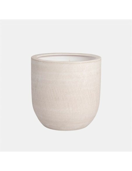 Maceta Xat Crema 20x20cm  Elegancia y Durabilidad para Interiores y Exteriores