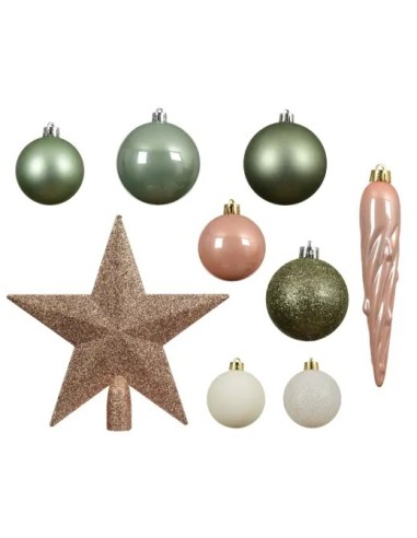 Bola Navideña D8cm Mix - Adornos de Navidad surtidos | Endanea Garden