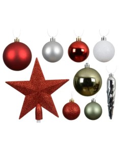 Bola Navideña D8cm Mix de colores para decoración festiva 2