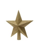 Estrella Dorada para Copa de Árbol de Navidad 19x19 cm


