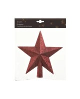 Estrella para la Copa del Pino Granate | Adorno de Navidad Sofisticado

