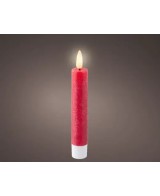Vela LED 2.2x14.5 cm Iluminación Realista Segura y Elegante
