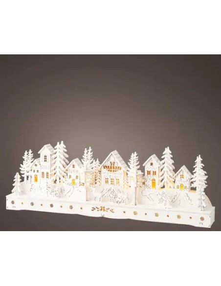 Escenario LED Blanco Cálido 6x45x15 cm Decoración Moderna y Acogedora