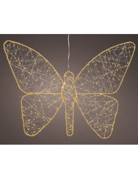 Mariposa Microleds Oro L1xW98xH77cm  Decoración Interior Elegante