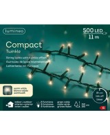 Guirnalda Luz Centell 500 LED | Iluminación Cálida para Interior y Exterior
