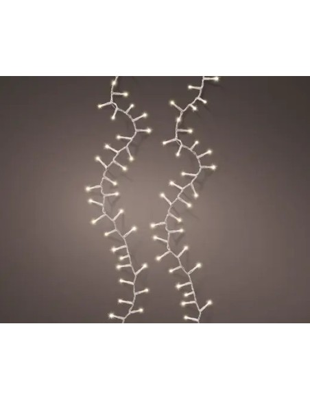 Guirnalda LED 8 Funciones Exterior | Iluminación Cálida y Personalizable para Jardín y Terraza