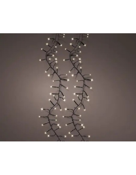 Guirnalda LED PVC Exterior con Efecto Centelleante y 8 Funciones | Endanea Garden