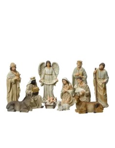 Set de Figuras Navideñas | Decoración Navidad 24.5 cm | Endanea Garden