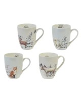 Taza de Porcelana con Animales | Diseño Original y Funcional - Endanea Garden