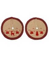 Falda para Árbol de Navidad D90 cm | Decoración Clásica y Festiva - Endanea Garden