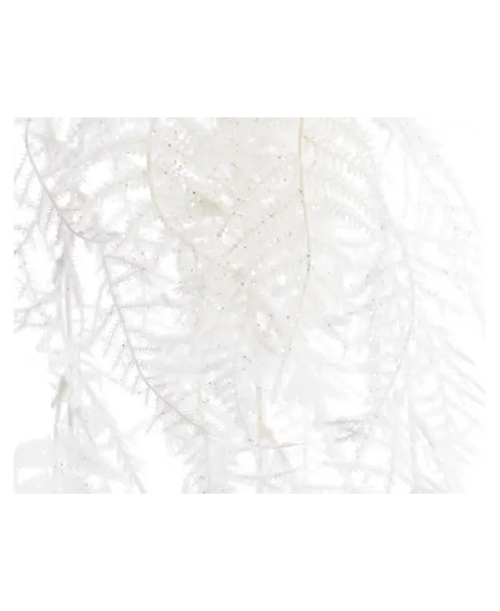 Colgante Esparraguera Blanca con Brillo 105 cm | Decoración Elegante - Endanea Garden