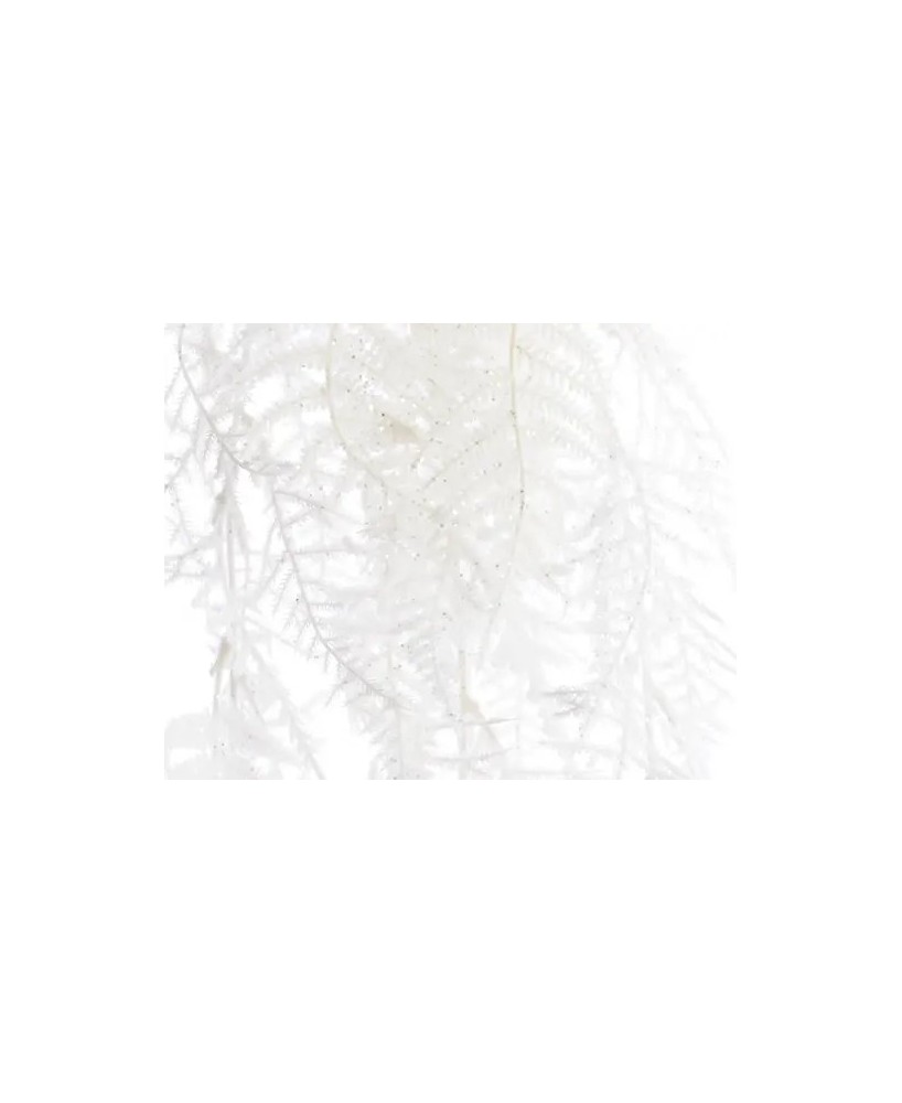 Colgante Esparraguera Blanca con Brillo 105 cm | Decoración Elegante - Endanea Garden