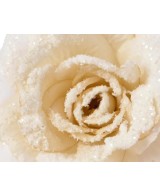 Rosa artificial con clip 12x12x15 cm  Decoración elegante y versátil