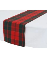 Camino de Mesa de Algodón Verde y Rojo 150x30 cm | Decoración Navideña Endanea