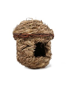 Nido Mediano Rattan y Paja 20x29 cm - Decoración Natural y Funcional