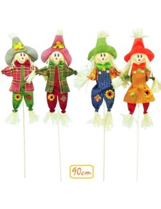 Espantapájaros 90 cm Protección para Cultivos y Jardines Durable y Eficaz