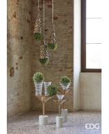 Jarrón Strati H26xD18xC5 Natural Estilo Orgánico para Decoración Moderna