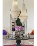 Jarrón Strati H26xD18xC5 Natural Estilo Orgánico para Decoración Moderna