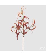 Eucalipto Ramo Artificial H98xC4 Borgoña Decorativo para Hogar y Oficina