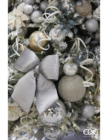 Lazo de Terciopelo H43xL40xC5 Color Ris Elegante y Versátil para Decoración