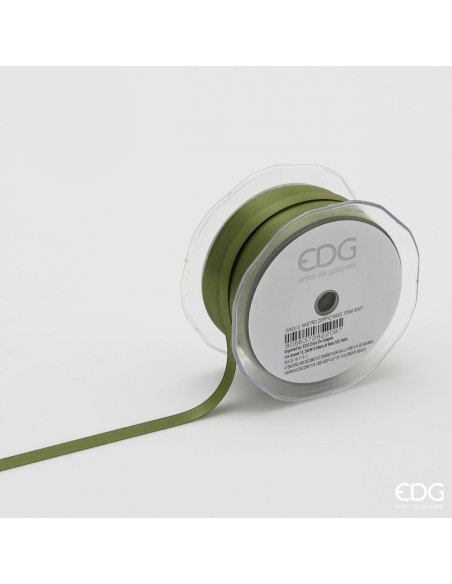 CINTA ENVOLTORIO NASTRO DOPPIO RASO VERDE 10MM.100MT