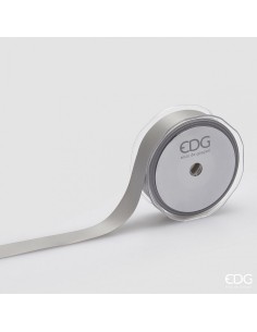 Cinta Nastro Doppio Raso Gris 25mm 20m Cinta Decorativa Doble Cara