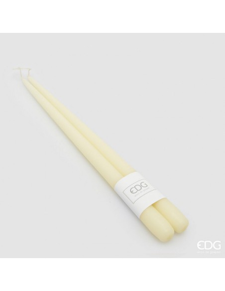 Vela Tallo Ivory 400 mm Alto 22 mm Diámetro Vela Decorativa Elegante