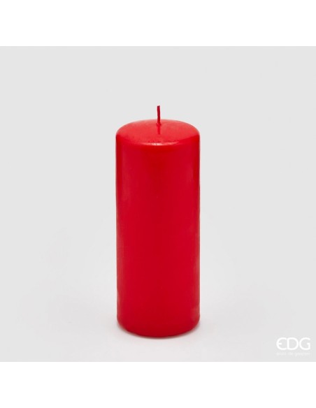 Vela Class Mocc Cilíndrica Roja 15x6 cm Decorativa y Elegante