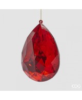 Diamante Colgante Gota H19 Rojo Adorno Decorativo Elegante