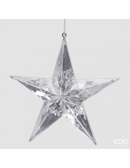 Estrella Diamante Colgante L5 D19.5 Adorno Decorativo Brillante