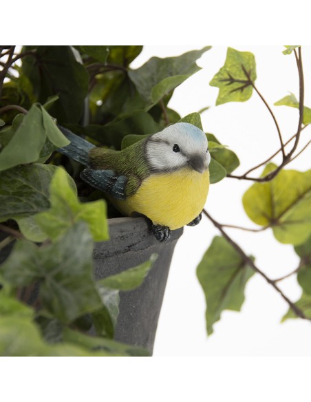 Maceta Pájaro 4,4x10,3x6,1 cm Decorativa para Plantas Interiores y Jardín
