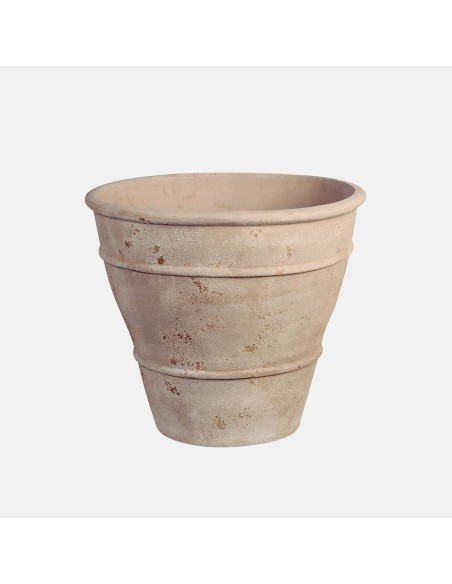 Maceta Campana Ágora 35x30cm Antic Terracota Rústica para Jardín e Interior