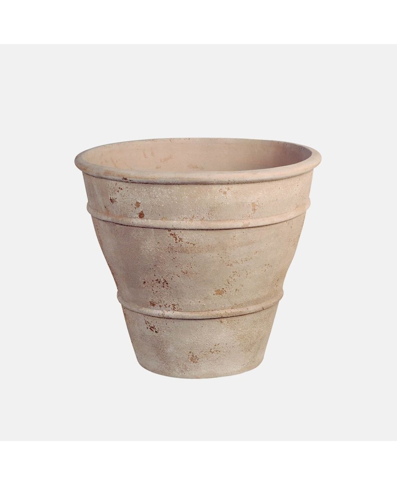 Maceta Campana Ágora 25x20cm Antic Terracota Rústica para Jardín e Interior
