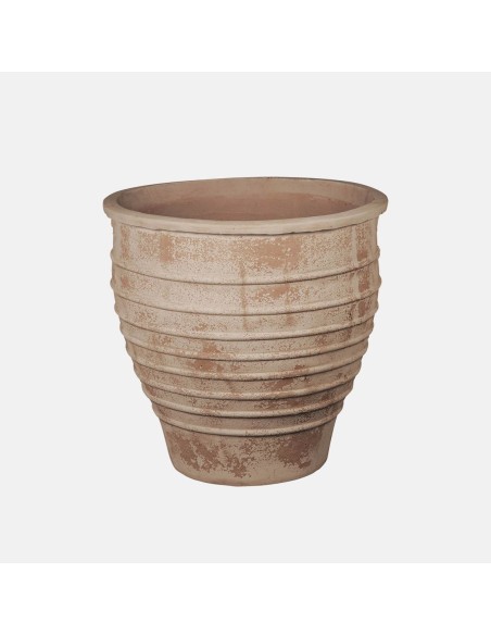 Maceta Campana 61x61cm Antic Terracota Rústica para Jardín e Interior