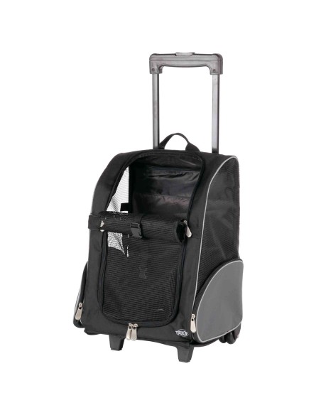 Trolley Mochila para Perro Nylon 32x45x25 cm | Transporte Cómodo y Seguro