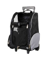 Trolley Mochila para Perro Nylon 32x45x25 cm | Transporte Cómodo y Seguro