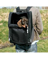 Trolley Mochila para Perro Nylon 32x45x25 cm | Transporte Cómodo y Seguro