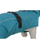 Impermeable Vimy para perros talla S azul petróleo resistente y cómodo