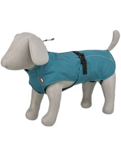 Impermeable Vimy para perros XS azul petróleo resistente y cómodo