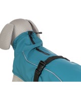Impermeable Vimy para perros XS azul petróleo resistente y cómodo