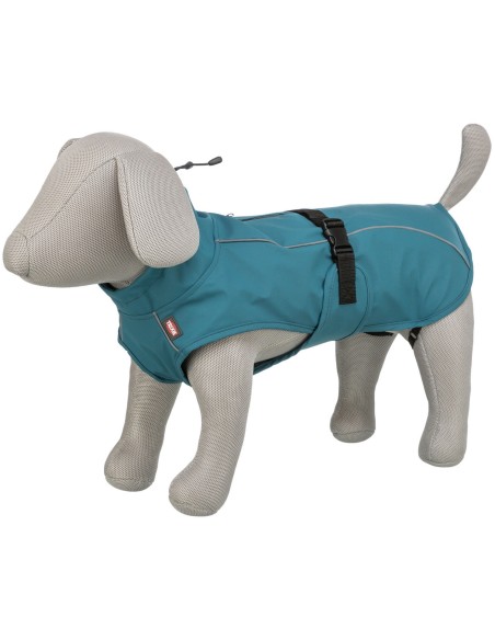 Impermeable Vimy para perros talla L azul petróleo  Protección impermeable para perros grandes