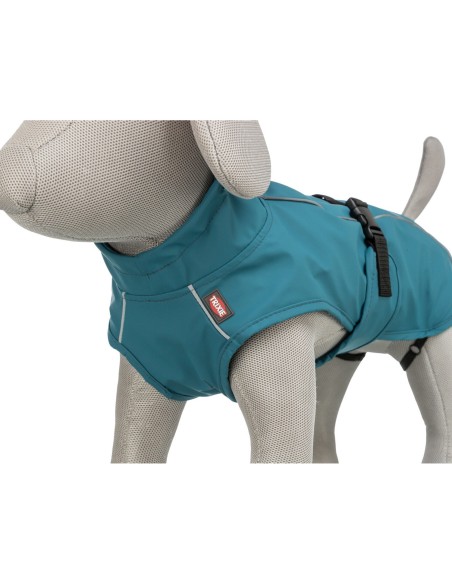 Impermeable Vimy para perros talla L azul petróleo  Protección impermeable para perros grandes