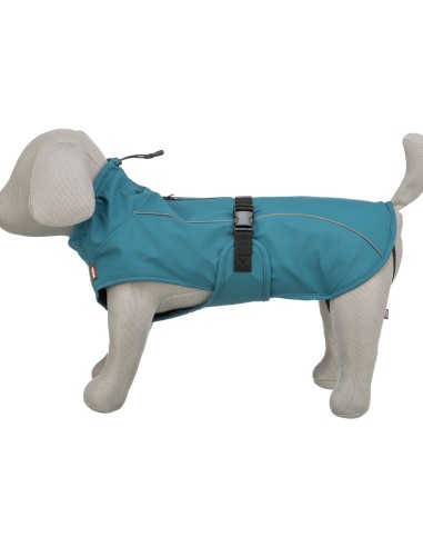 Impermeable Vimy XL para Perros Azul Petróleo Protección y Comodidad