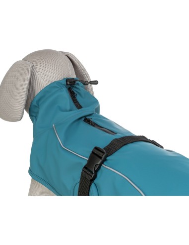 Impermeable Vimy XL para Perros Azul Petróleo Protección y Comodidad