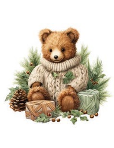 Servilleta 33 Cuddle Bear FSC MIX  Servilletas sostenibles y decorativas para mesas familiares