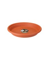 Plato Redondo Universal 25 cm Terra  Soporte resistente y elegante para macetas

