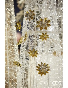 Gerbera Metal Ramo Artificial Plata y Oro H56 cm | Endanea Garden 2